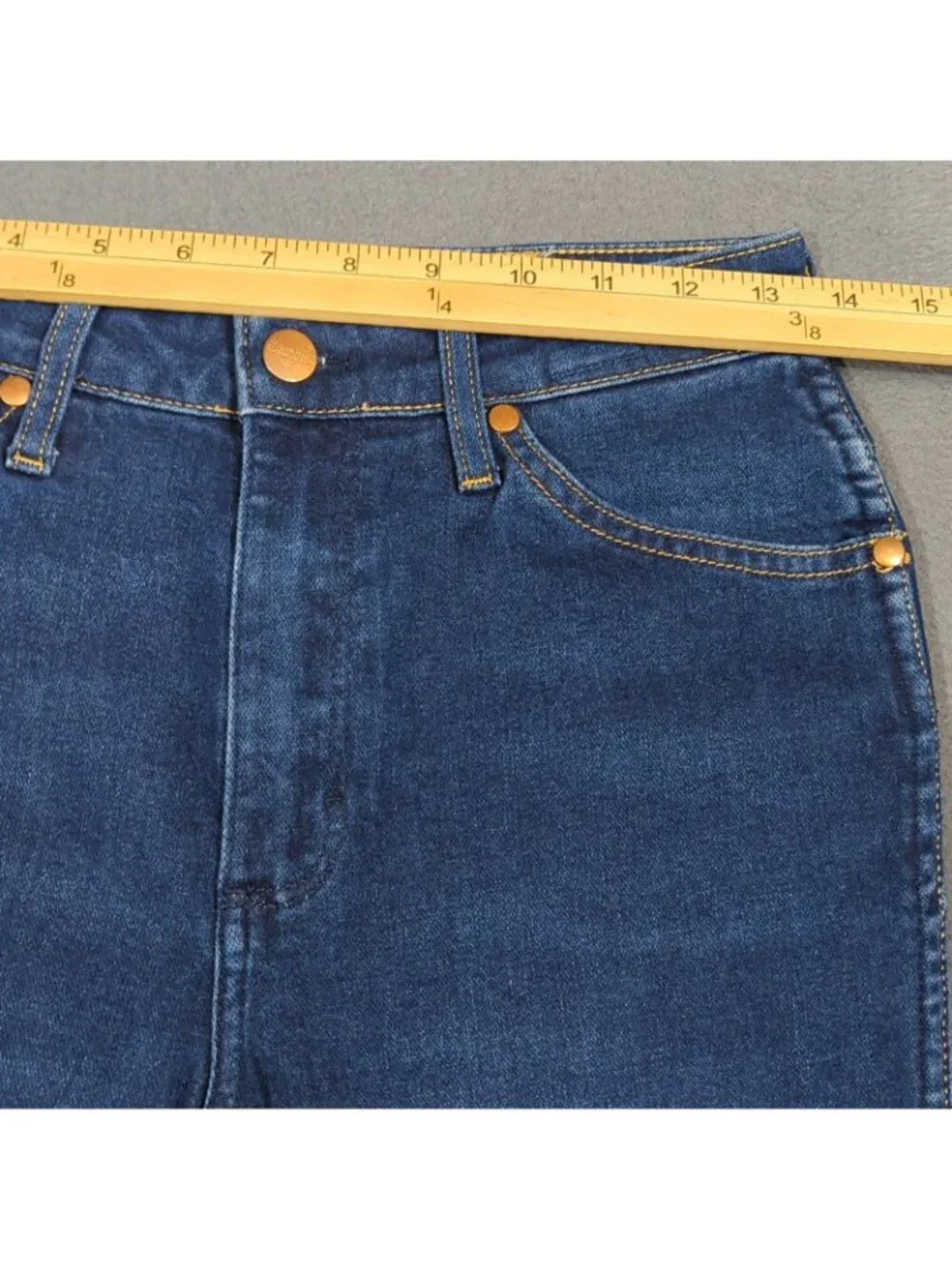 Wrangler Jeans Women's 27x30 Blue Wanderer High Rise Flare 622 - Picture 5 of 13